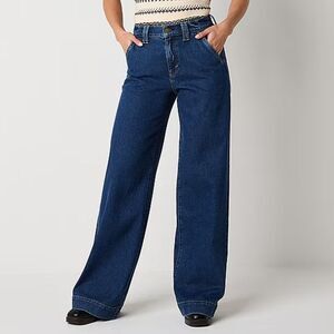 ANA Woman High Rise Wide Leg Jeans Plus Size 26W New